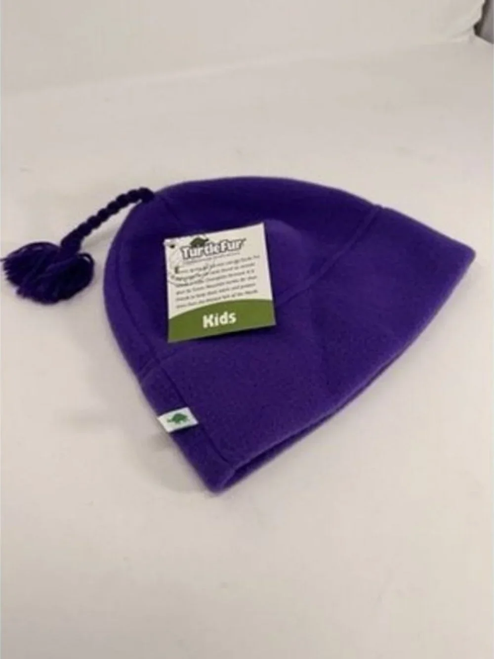 Turtle Fur Kids Beanie Purple NWT